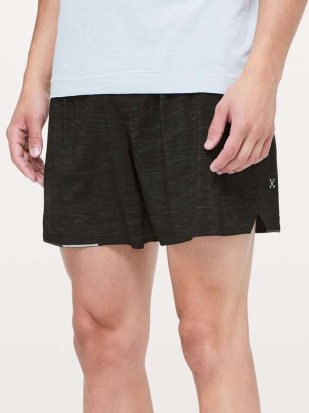 Lululemon Men's Surge Short 6" Lined - Black/Grey